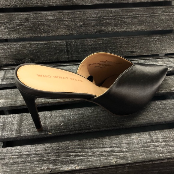 NWOT Who What Wear Gray Heel with Point - Picture 3 of 3